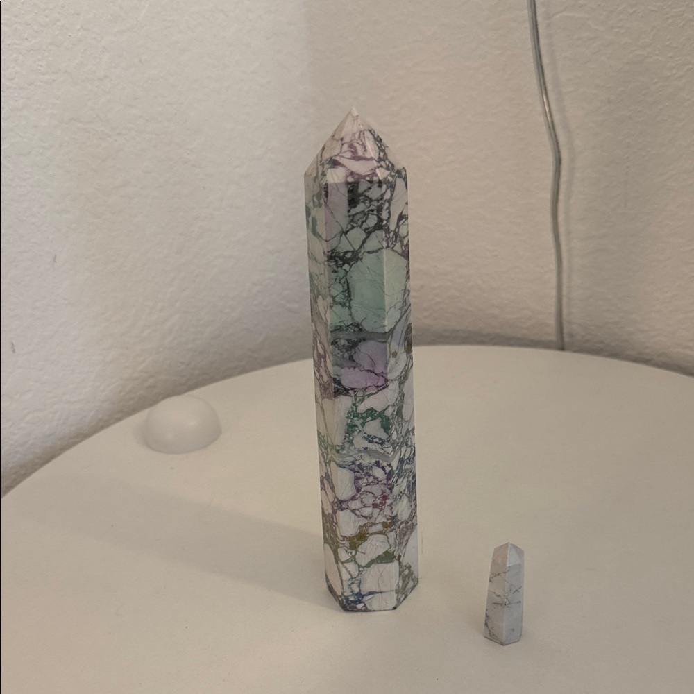 Multicolor Crystal Tower and Mini Crystal